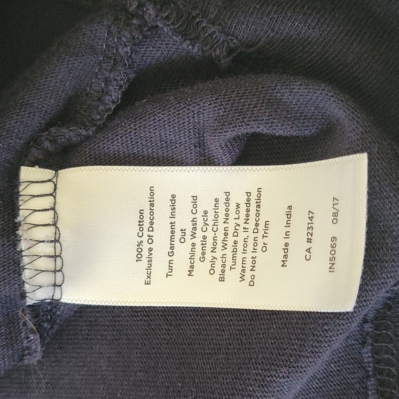 Talbots 3/4 sleeves multicolor embellish mini pom pom top women's size large - Picture 9 of 11